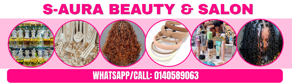 S-Aura Beauty & Salon Header Design