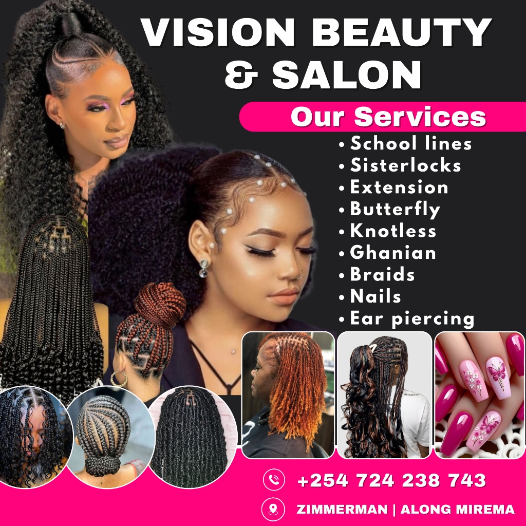 Vision Beauty & Salon Services Poster